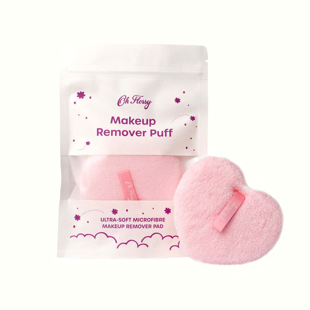 OH Flossy Makeup/Cosmetic Remover Cleansing Ultra Soft Mircofibre Puff 3y+