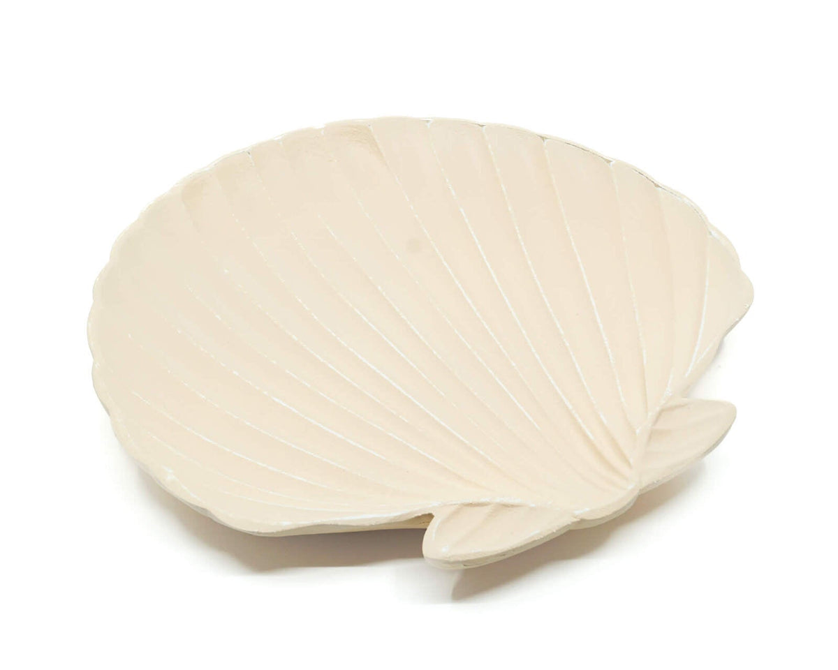 Rayell Calico Seashell Beige Trinket Tray Home Decor/Storage MDF 26x25x3cm