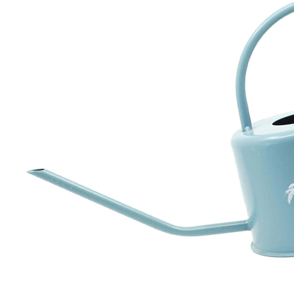 Rayell 36cm Metal Watering Can Palm Gardening Container Home/Garden Decor Denim — image 3