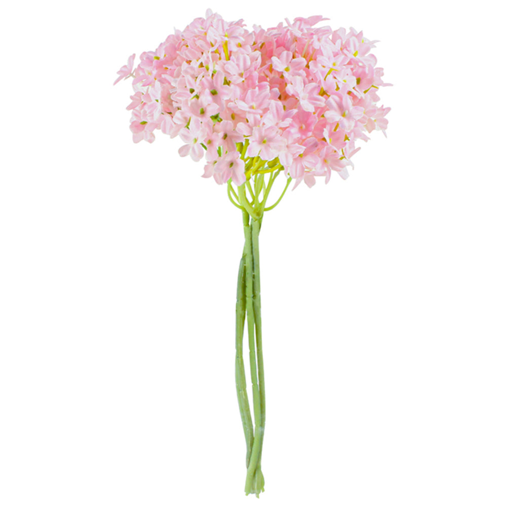 Maine & Crawford 33cm Faux Jana Lilac Bunch Artificial/Fake Flower Display Pink