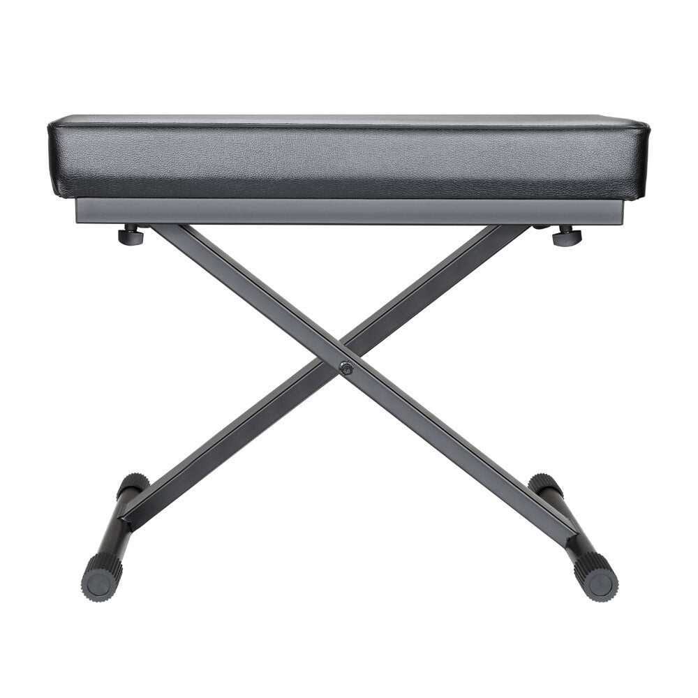 Adam Hall SKT17 Folding Keyboard Bench Seat Stool w/ Extra Thick Padding Black — image 2