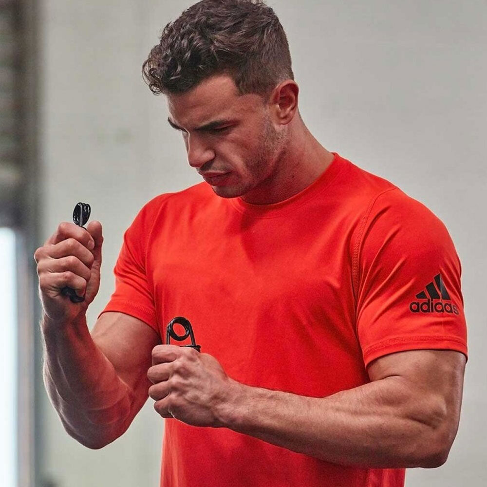 Adidas Professional Angled Hand Grip Trainer Forearms/Wrist Strength Black (2 Pieces) — image 6
