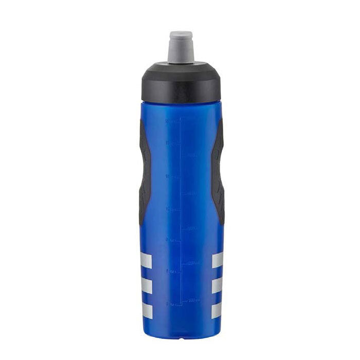 Adidas 600ml Performance Water Bottle Screw Cap Training Hydration Sports Blue — image 2