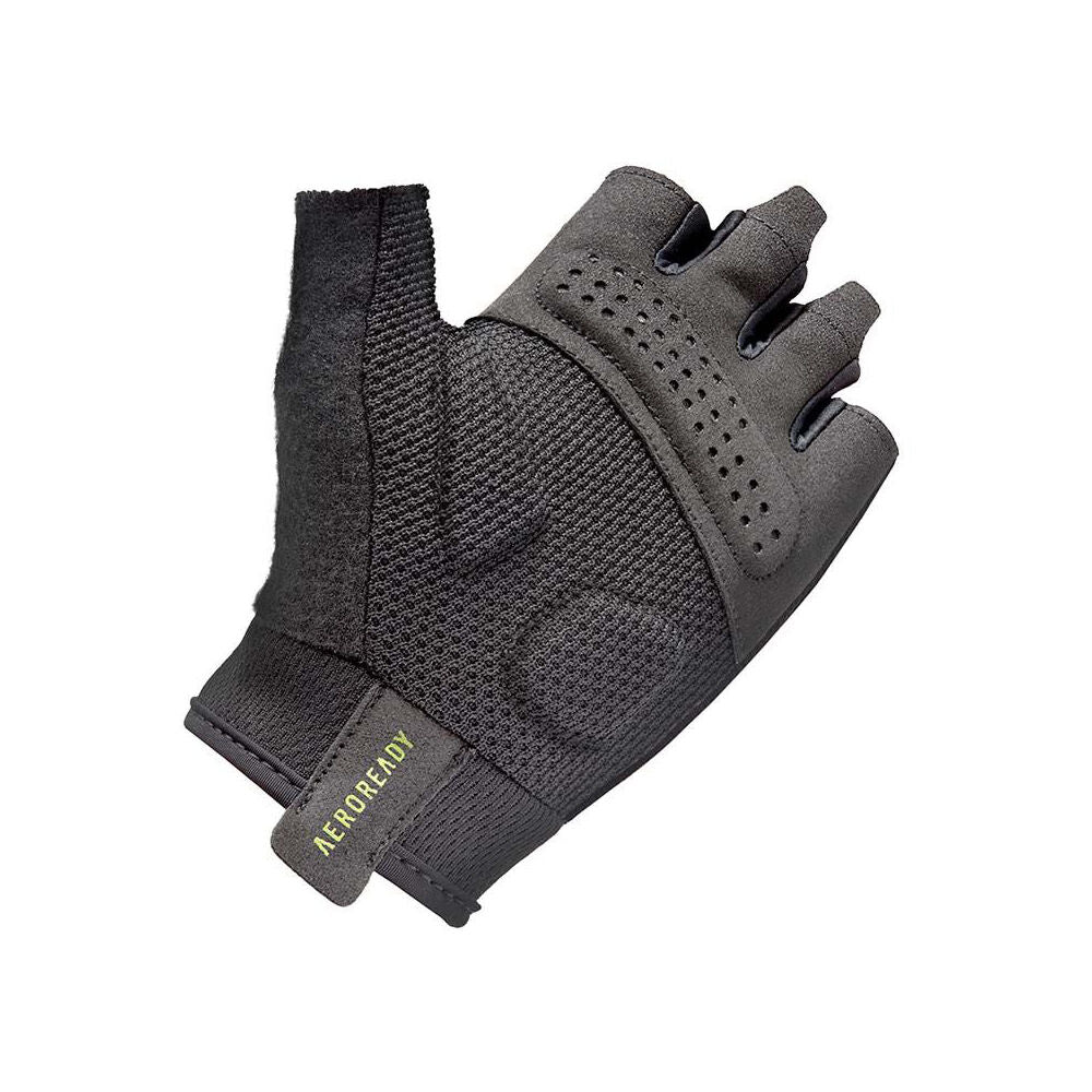 Adidas Essential Training Gloves Gym/Workout Accessory Size Black/Green — image 2