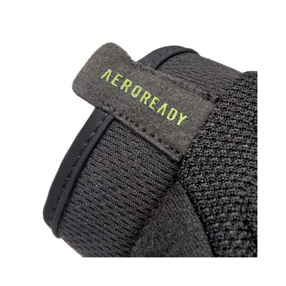 Adidas Essential Training Gloves Gym/Workout Accessory Size Black/Green — image 3