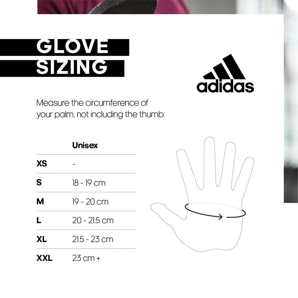 Adidas Essential Training Gloves Gym/Workout Accessory Size Black/Pink — image 5
