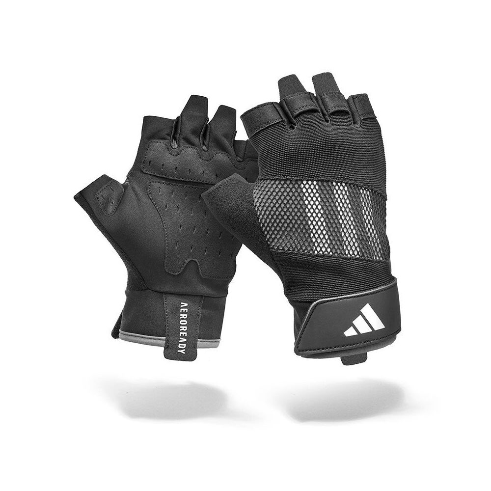 Adidas Performance Training Gloves Gym/Workout Accessory Size Black/Grey