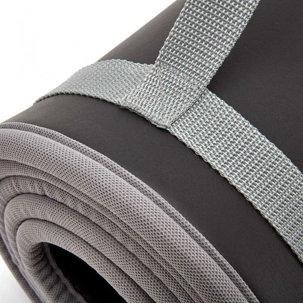 Adidas 10mm Training/Fitness Gym Padded/Rollable Mat Carry Shoulder Strap Grey — image 3