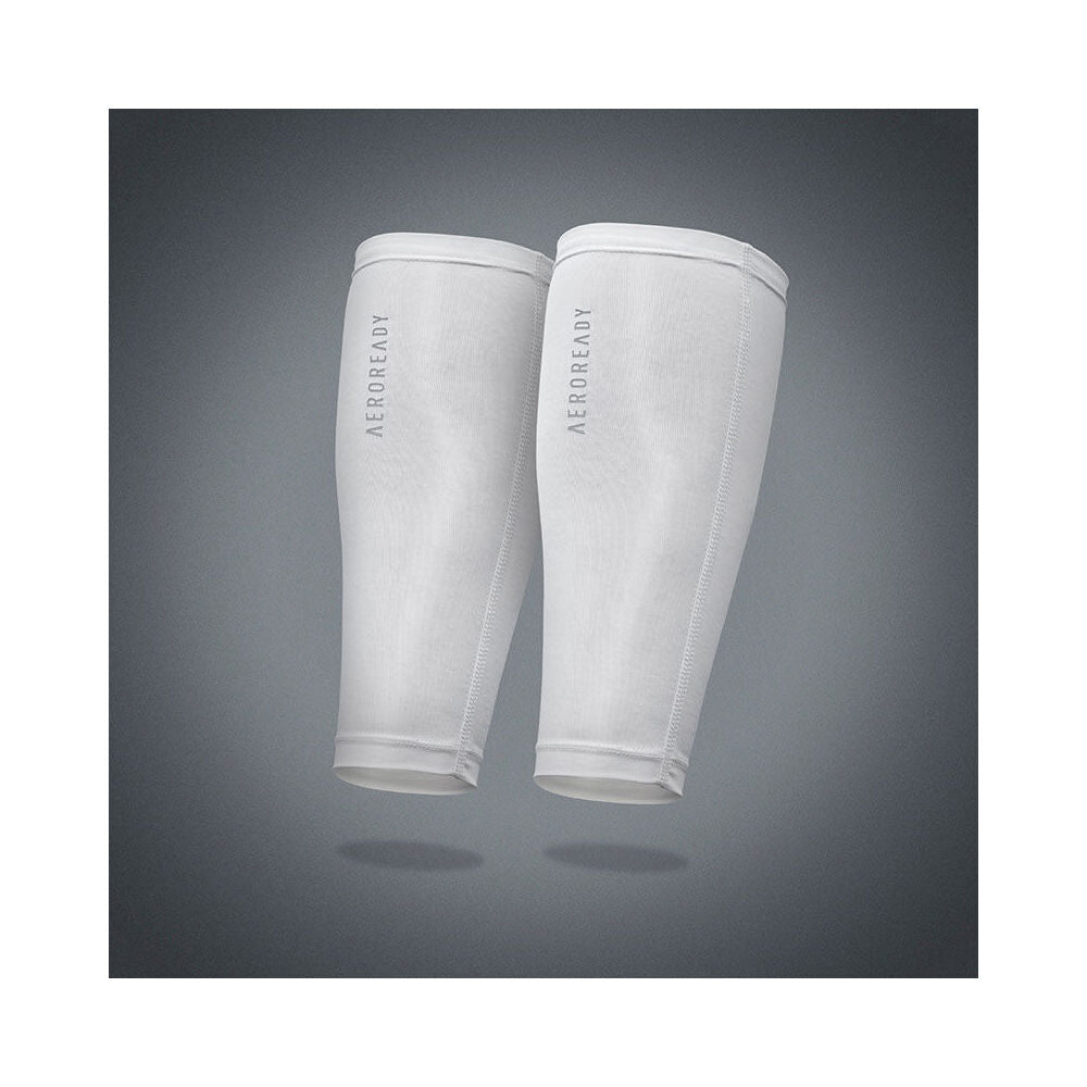 Adidas Aeroready Compression Calf Sleeves Gym/Workout Accessory Size White — image 2