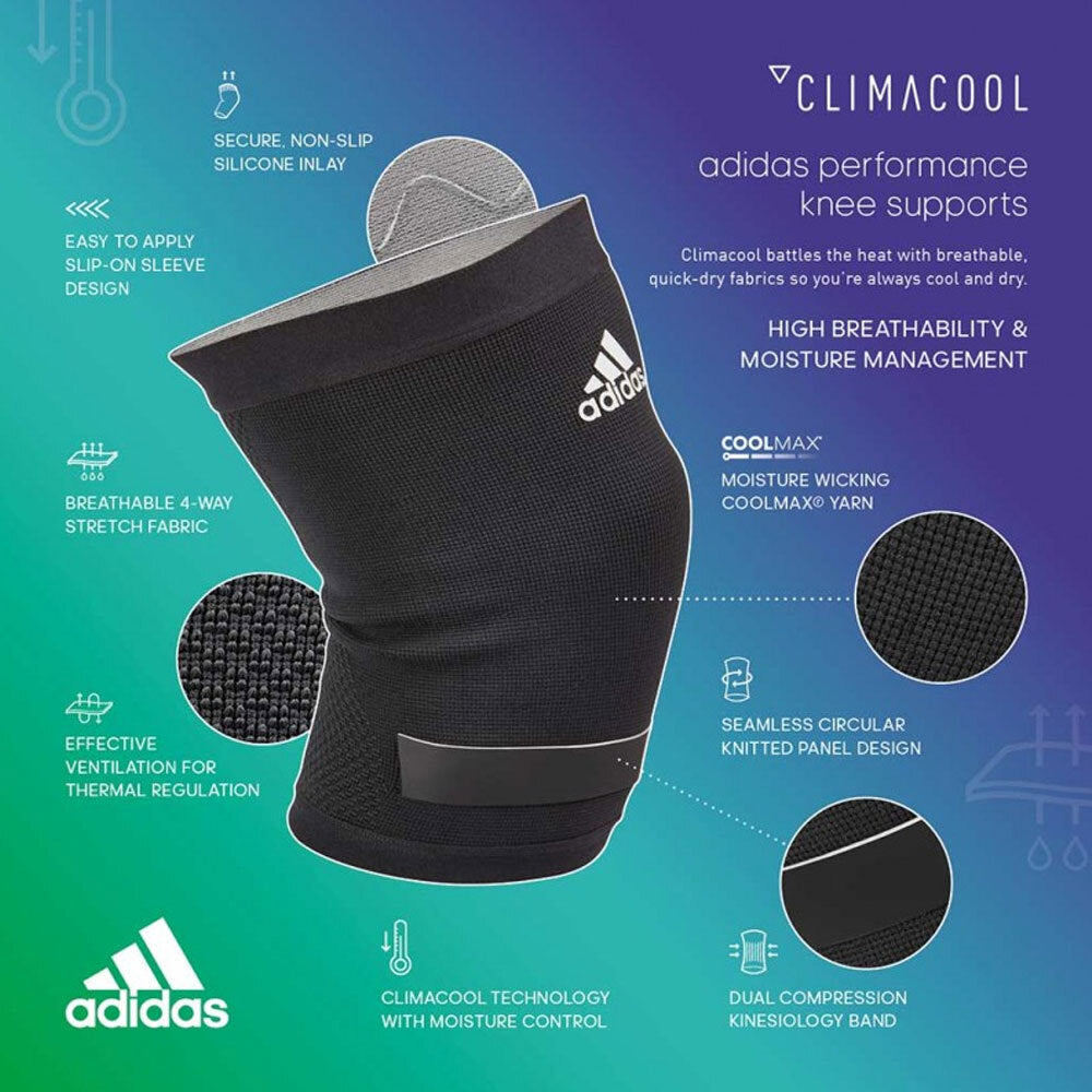 Adidas Performance Knee/Joint Brace/Support XL Unisex Wear Sports/Training BLK — image 9