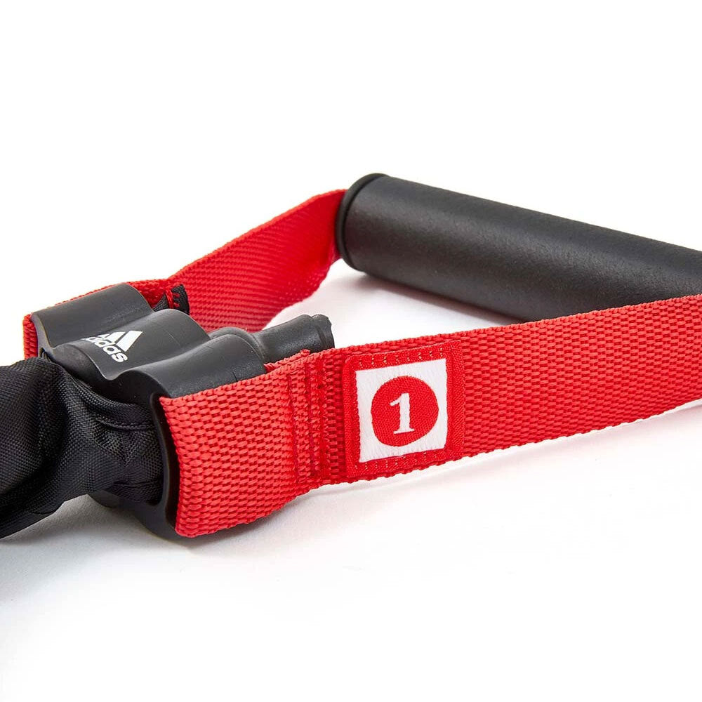 Adidas Power Tube 145cm Band Level 1 Strength/Exercise Training/Fitness Red/BLK — image 2