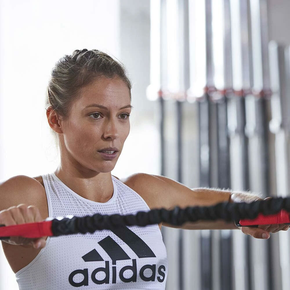 Adidas Power Tube 145cm Band Level 3 Strength/Exercise Training/Fitness Red/BLK — image 9