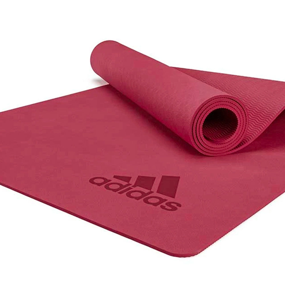 Adidas Premium 5mm Thickness Yoga Excersice Mat/Pad Mystery Ruby Pilates/Gym — image 2