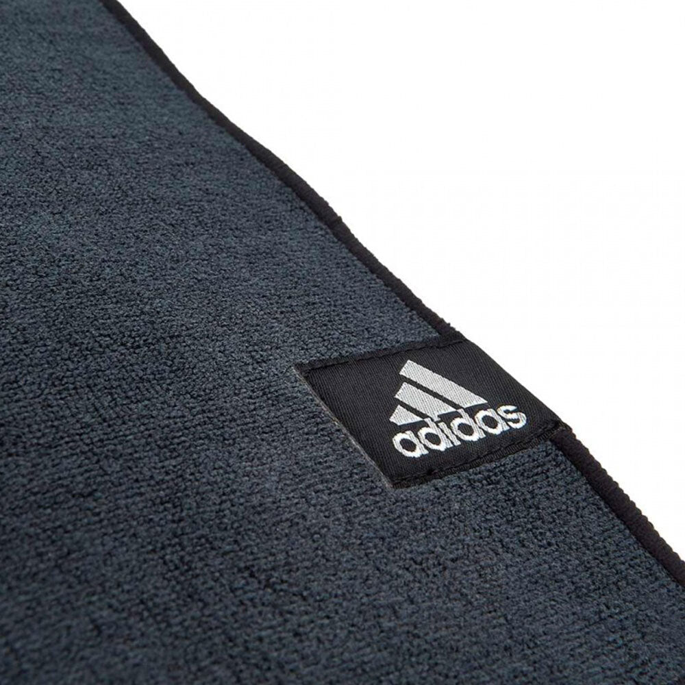 Adidas 2mm Non-Slip Lightweight/Rollable/Portable Hot Yoga Towelling Mat Black — image 2
