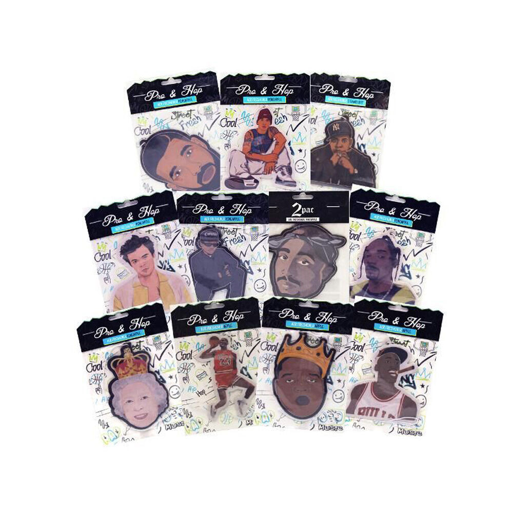 Pro and Hop Hanging Car Pop Culture Air Fresheners Odour Eliminator Assorted (6 Pack) — image 4
