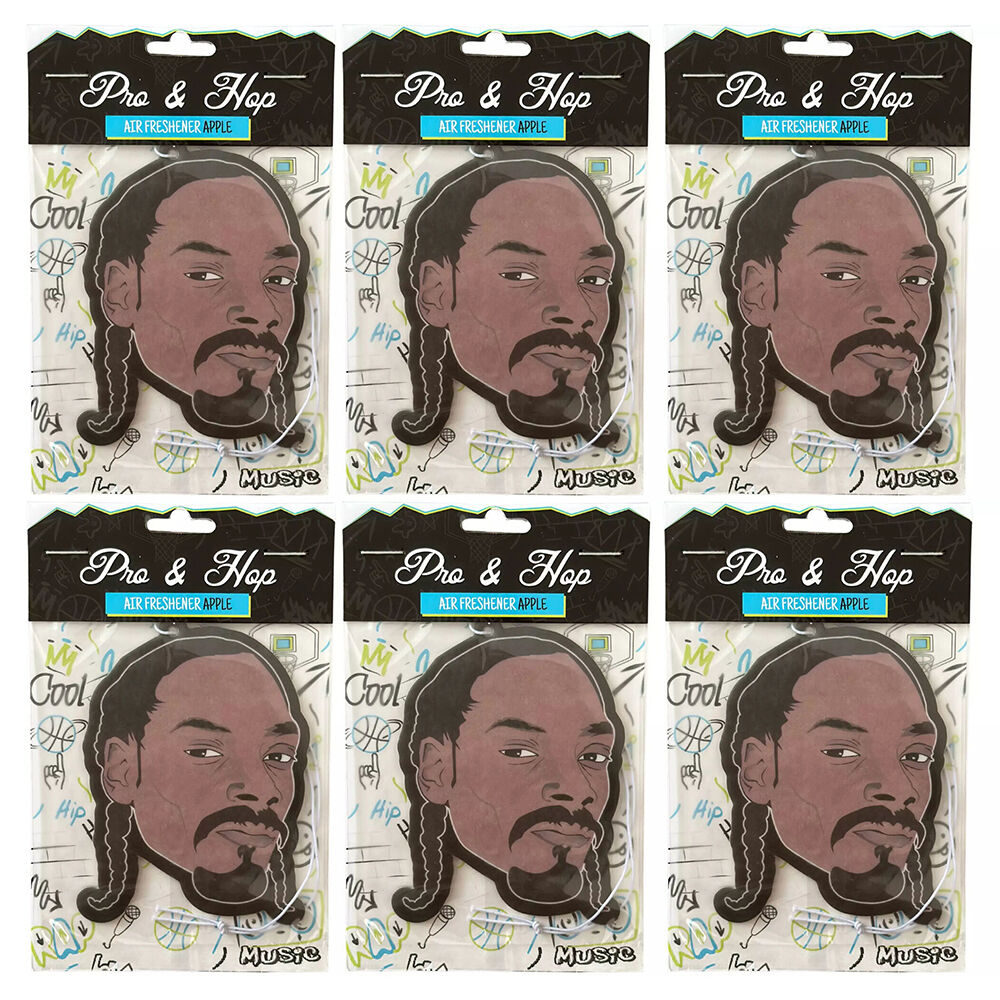 Pro and Hop Hanging Car Pop Culture Air Fresheners Odour Eliminator Assorted (6 Pack)