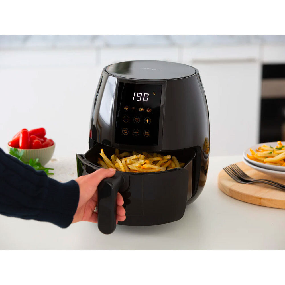 Healthy Choice 3L Black Digital Air Fryer w/200C Non-Stick & Removable Basket — image 2