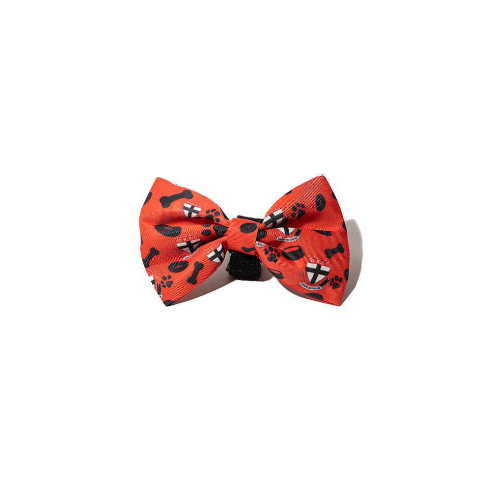 Afl St Kilda Saints Bowtie Dog Necktie Ribbon Collar Neck Accessory One Size
