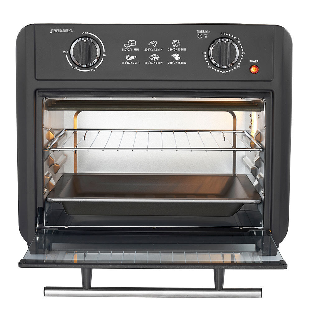 Healthy Choice Electric Convection Airfryer 23L 1700W Air Fryer Oven/Bake Black — image 4