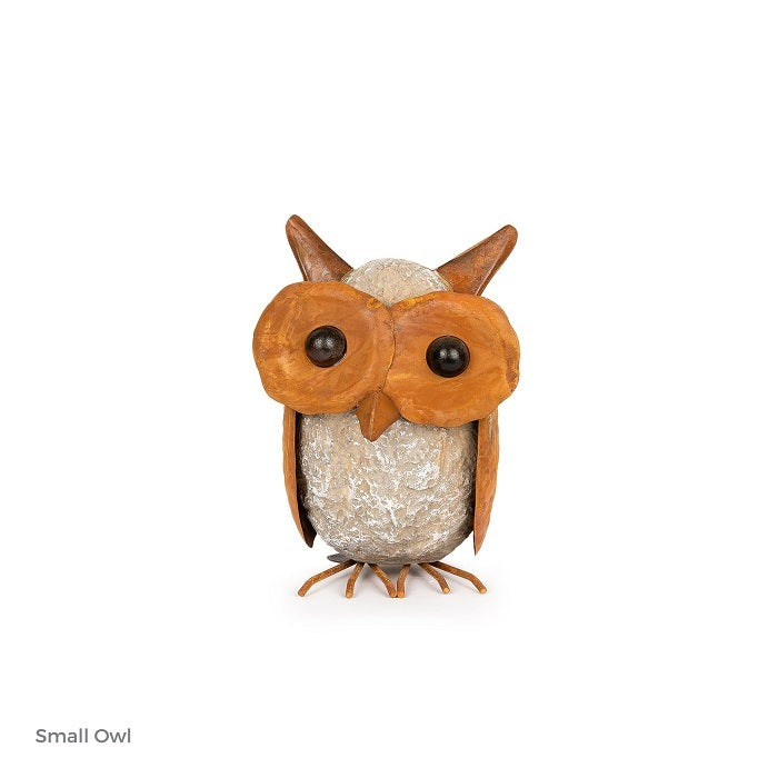 A.Fresco Garden Metal Owl Resin/Rust Outdoor Ornament Yard Patio Home Decor — image 2