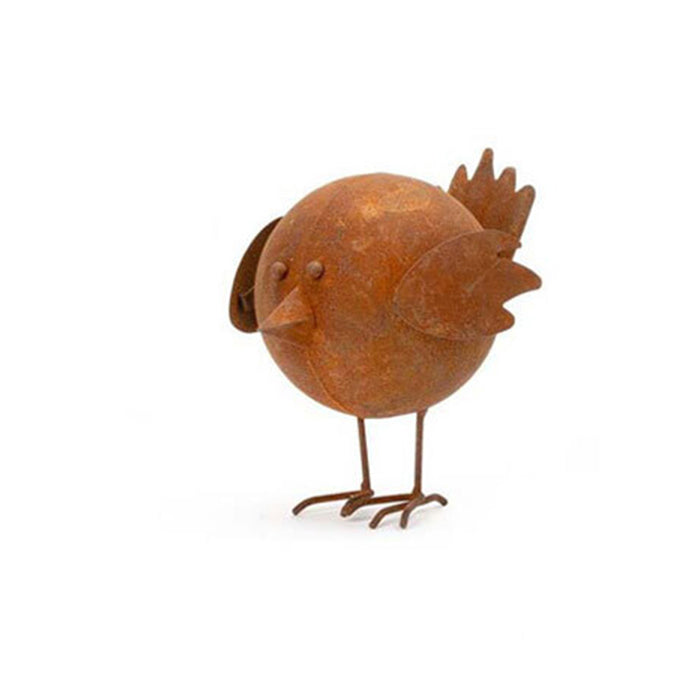 A.Fresco Garden 13cm Metal Rust Tweety Small Outdoor Ornament/Sculpture Yard Patio Decor