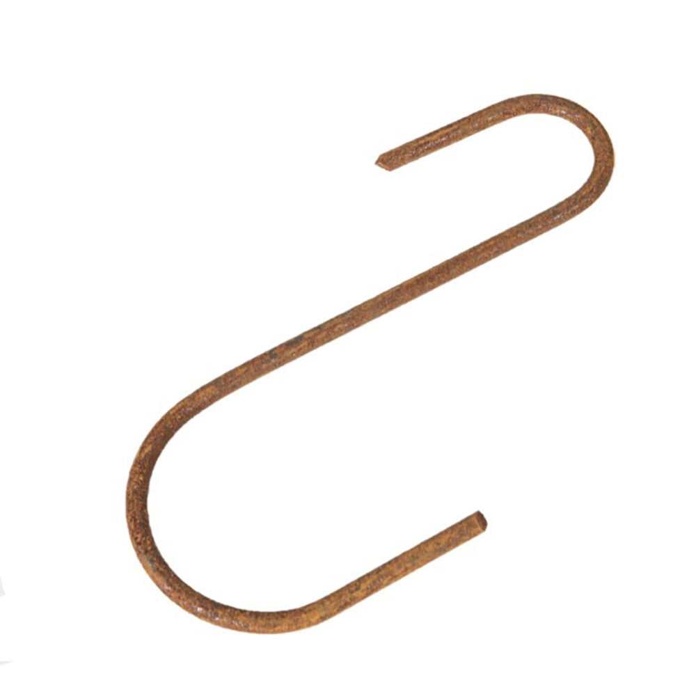 A.Fresco Garden Rust Metal Hanging Hook Hanger Storage Holder Outdoor Decor — 16cm Small