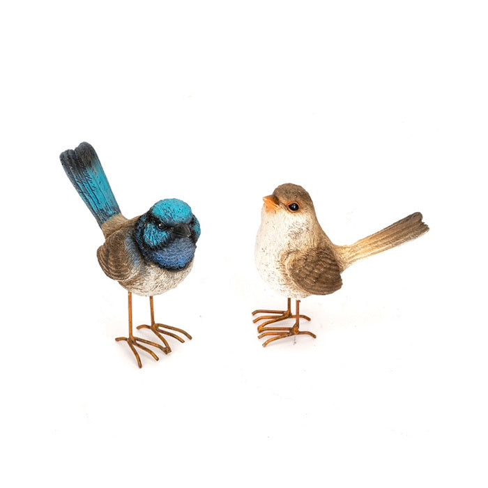 A.Fresco Garden 7cm Fairy Wren w/ Feet Outdoor Ornament Yard Patio Home Decor Assorted — image 2