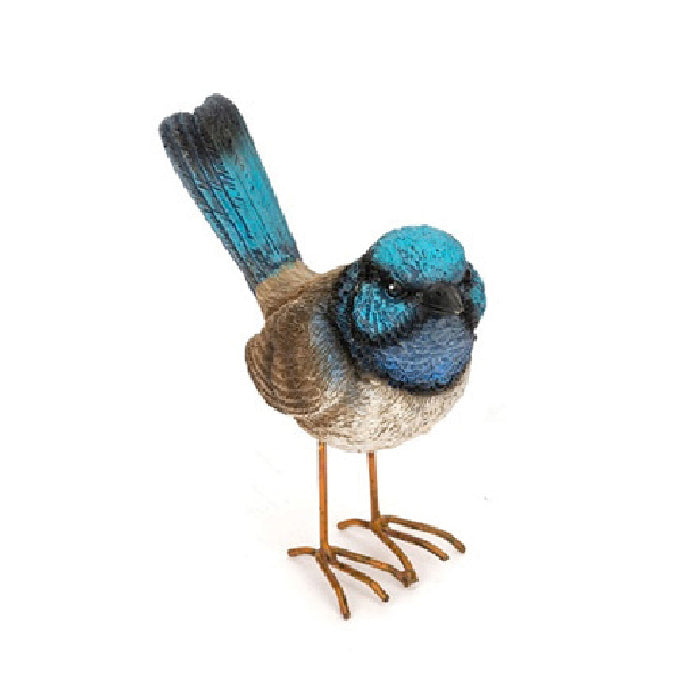 A.Fresco Garden 7cm Fairy Wren w/ Feet Outdoor Ornament Yard Patio Home Decor Assorted