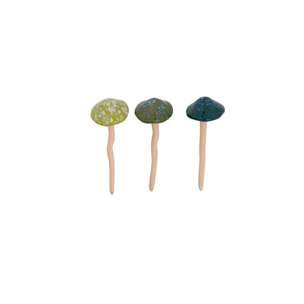 A.Fresco Ceramic Mushroom Green Small Figurine Ornament Decor 6x17.5cm Assorted — image 3