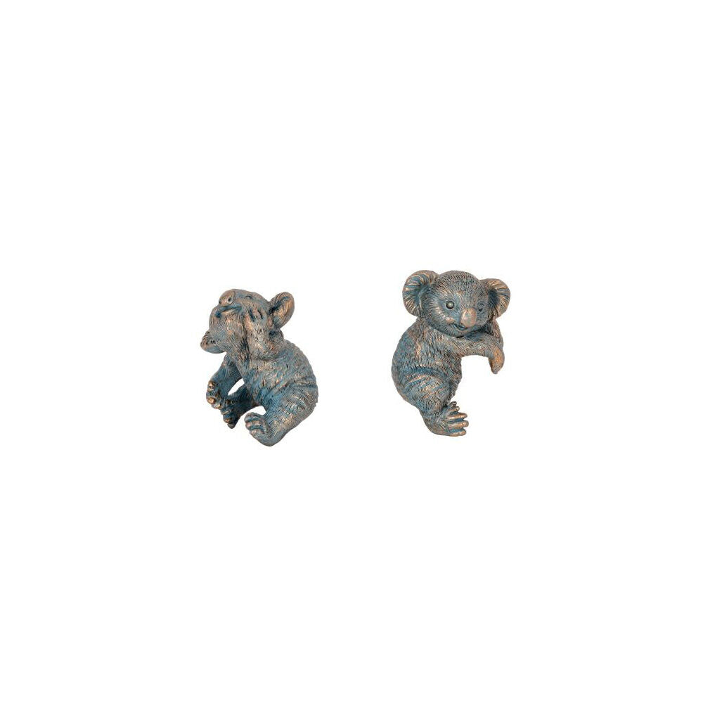 A.Fresco Polyresin Koala Planter Pot Sitter Ornament Aged Brass Assorted — image 3