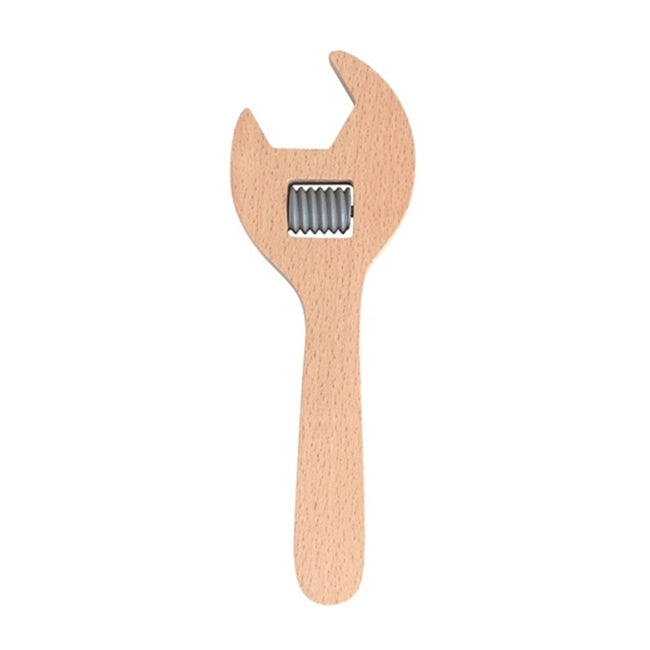 Mamamemo Workshop Tools Adjustable Spanner Kids/Children Fun Play Wooden Toy 3+