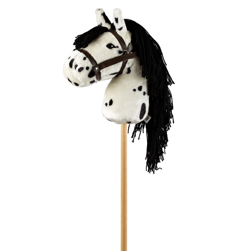 BY Astrup Astrup 68cm Piebald Hobby Horse Animal Fun Play Cowboy Toy Kids/Children 3y+