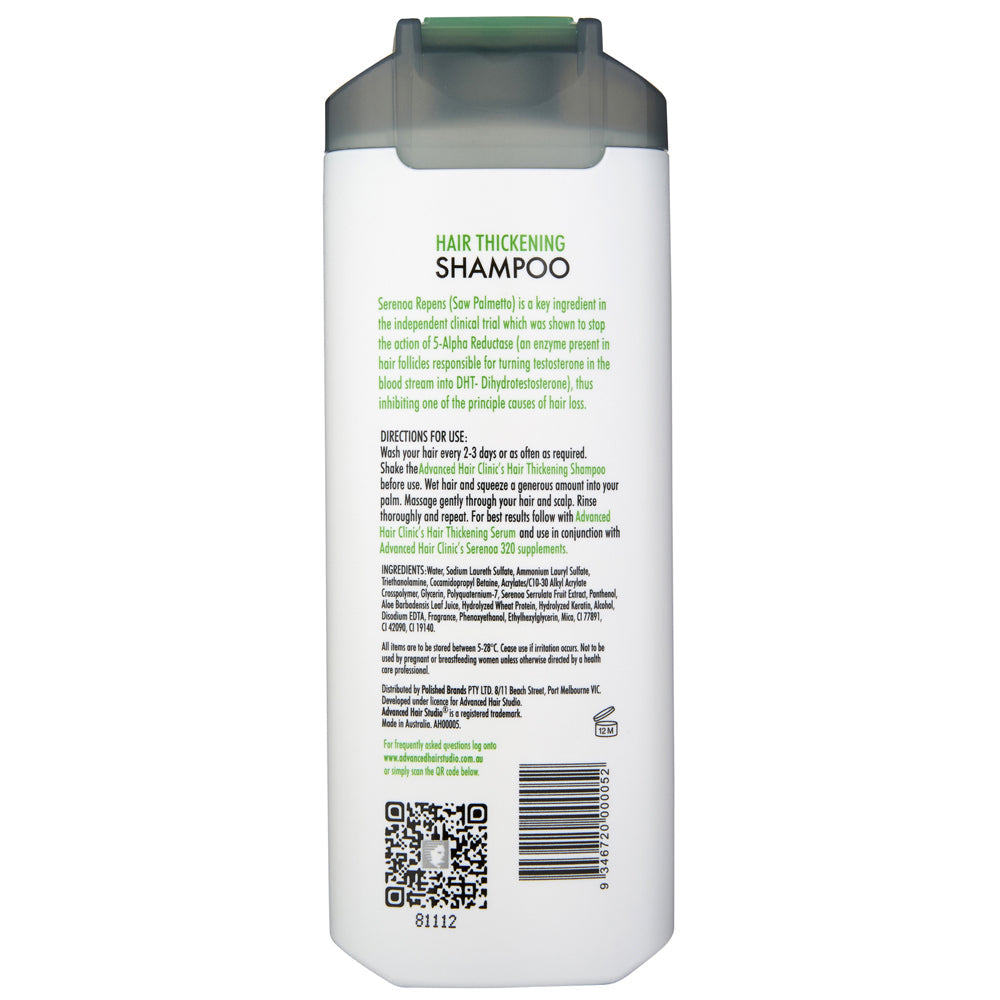 Advanced Hair Clinic 200ml Shower Bathroom Hair Thickening Scalp Care Shampoo — image 2