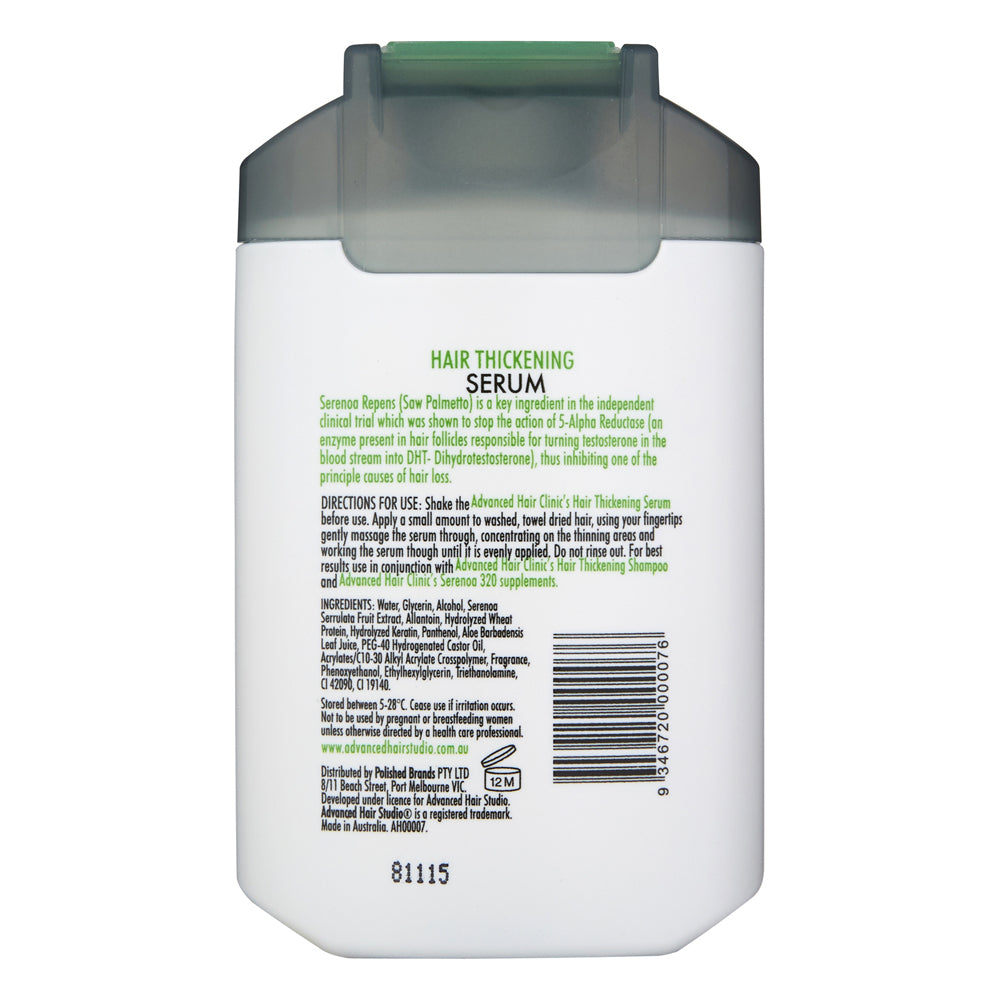Advanced Hair Clinic 100ml Shower Bathroom Volume/Vitality Hair Thickening Serum — image 2