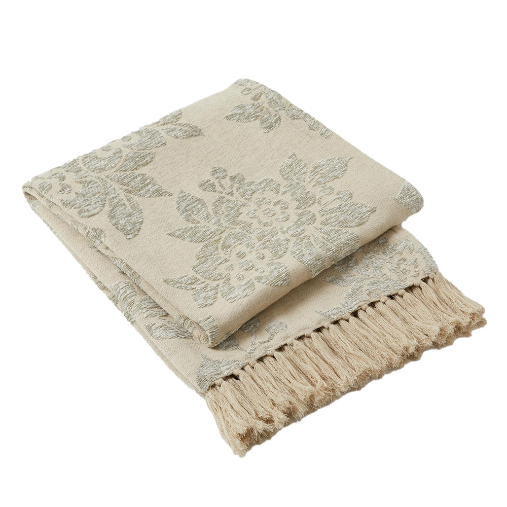 Pilbeam Living Marigold 127x152cm Throw Blanket Sofa/Bed Decor Seafoam/Almond