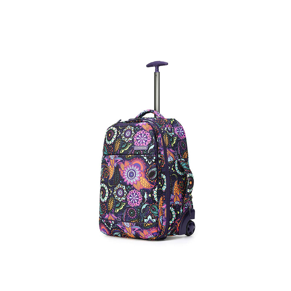 Tosca So-Lite 50cm Wheeled Travel Trolley/Backpack Carry On Duffle Bag Paisley — image 2