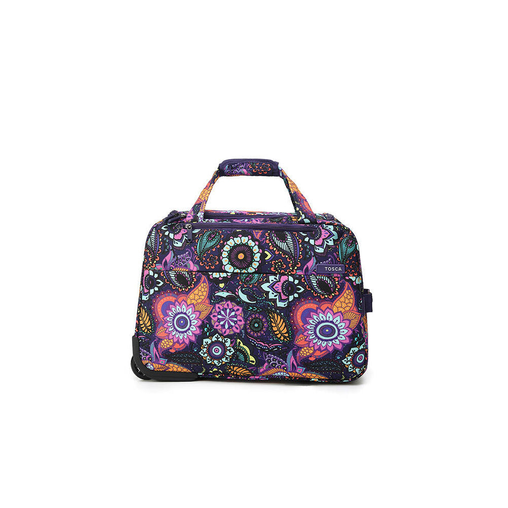 Tosca So-Lite 50cm/45L Cabin Travel Trolley Carry On Bag w/ Wheels Paisley — image 3