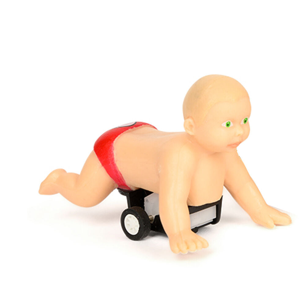 Archie Mcphee 5.7cm Pull Back Racing Babies Vinyl Plastic Race Toy Assort 3y+
