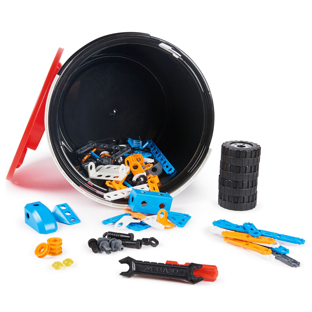 Meccano 150pc Junior Model Building Bucket Set Toy Kit Kids — image 5