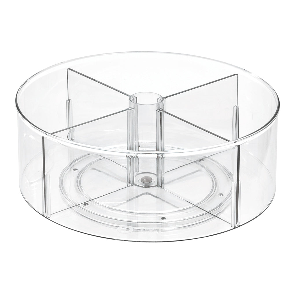 Idesign The Home Edit Deep Divided Storage/Organiser Turntable/Lazy Susan 29cm