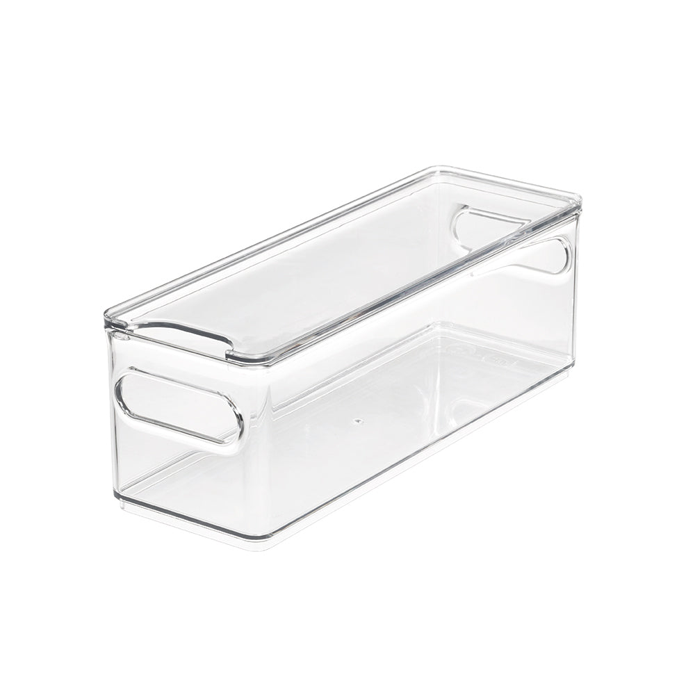 Idesign The Home Edit Stackable Fridge Storage/Organiser Bin/Tub Narrow 30cm