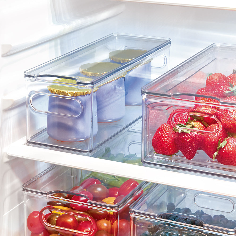Idesign The Home Edit Stackable Fridge Storage/Organiser Bin/Tub Narrow 30cm — image 3