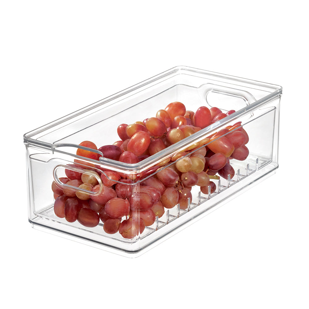 Idesign The Home Edit Berry Bin/Tub Fridge Storage/Organiser Clear Large 30cm — image 2