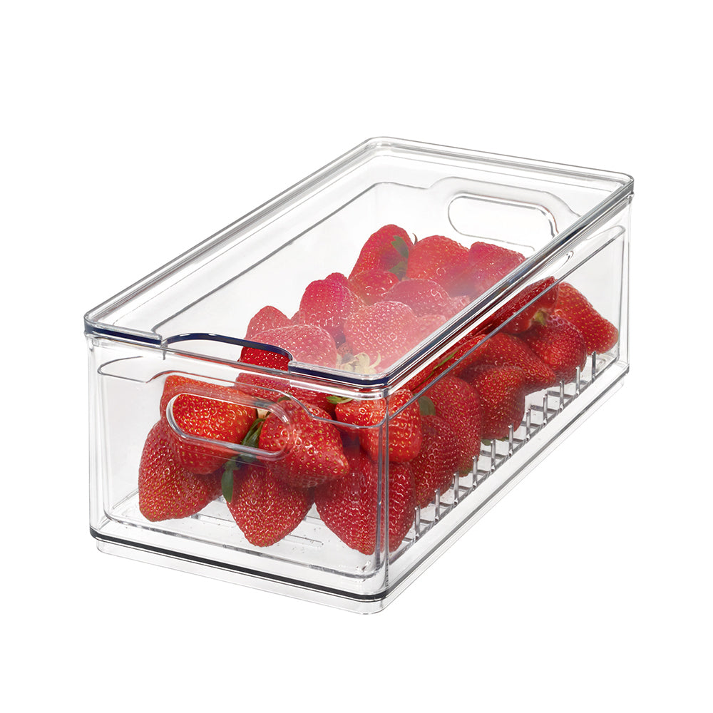 Idesign The Home Edit Berry Bin/Tub Fridge Storage/Organiser Clear Large 30cm — image 3