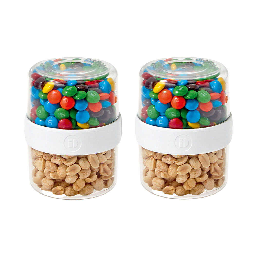 Idesign Fresh Stack N Snack Double Sided Pantry Food Container Clear Small (2 Pack)