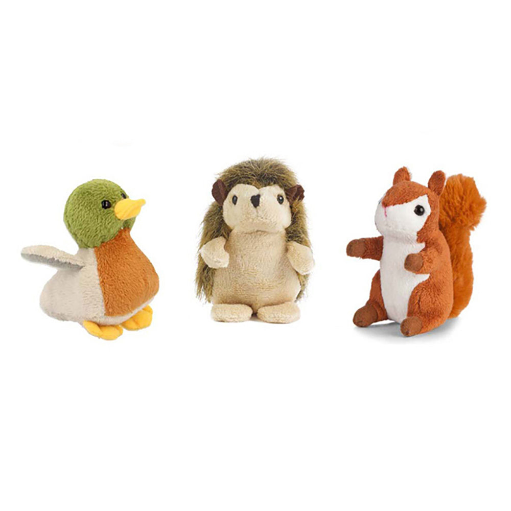 Living Nature 9cm Wildlife Mini Buddies Toy Stuffed Children/Kids 10y+ Assort (3 Pack)