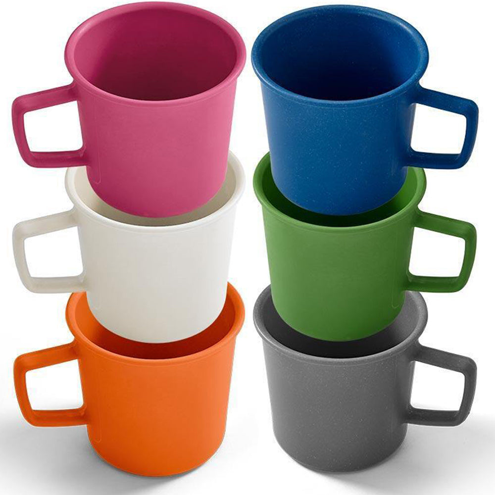 Eco Soulife All Natural Outdoor Camping Reusable Drinking Water Cup Charcoal (4 Pack) — image 3