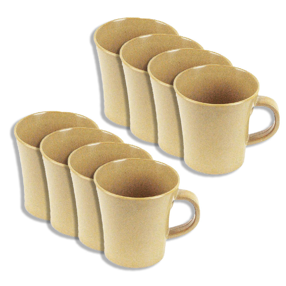 Eco Soulife EcoSouLife Rice Husk/Melamine Soul Reusable Drinking Mug Wedding/Party 296ml (8 Pieces)