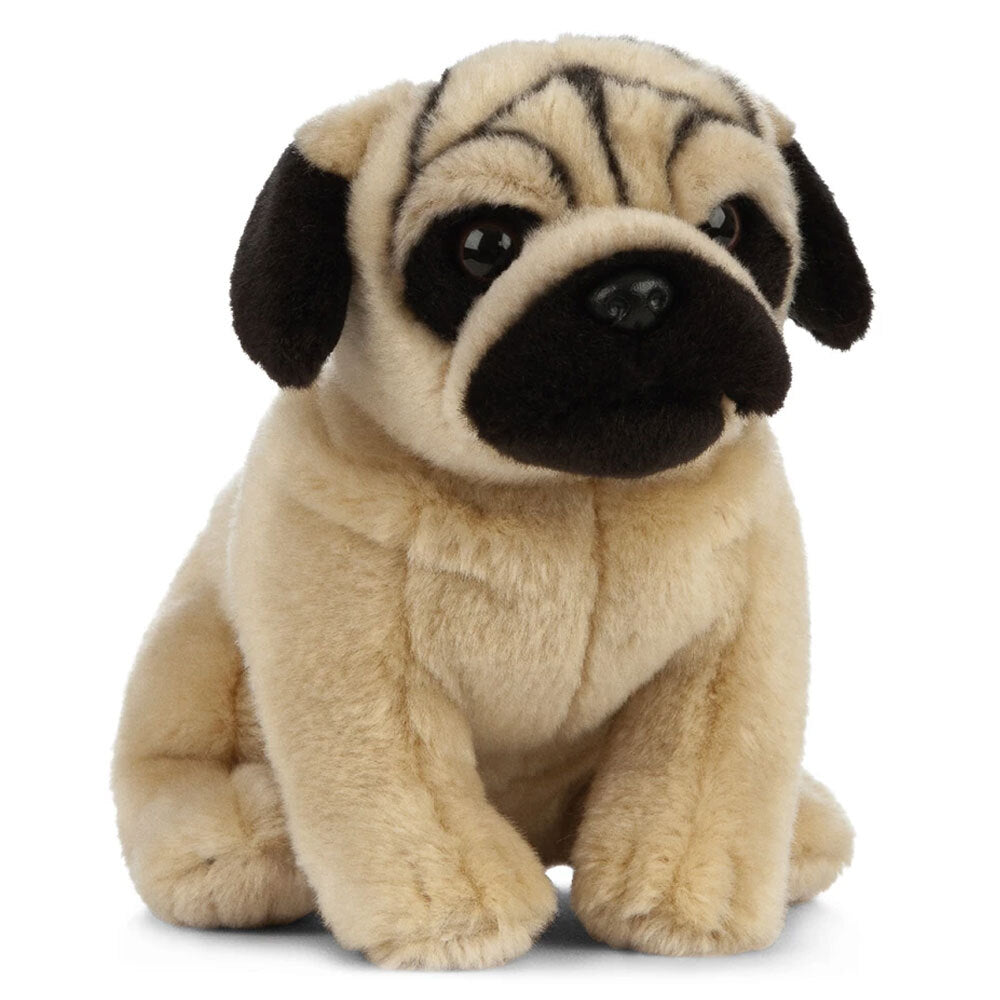 Living Nature Pug 20cm Soft Dog Animal Stuffed Toys Baby/Infant/Children 0m+