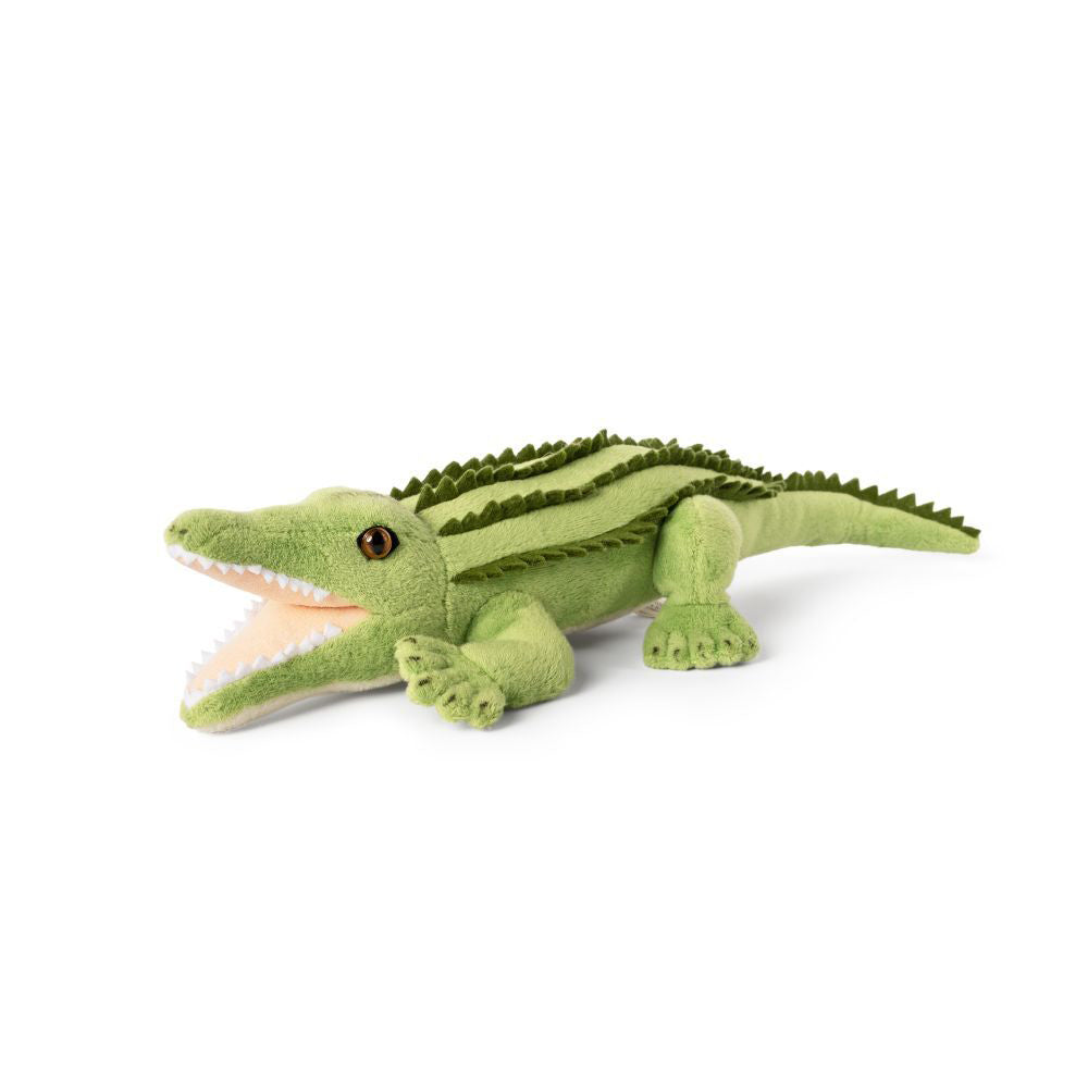 Living Nature 32cm Crocodile Small Stuffed Animal Plush Kids/Children Toy Green